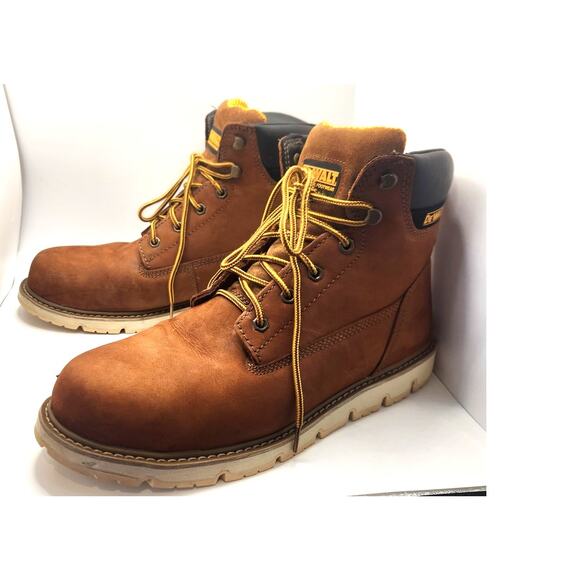 DEWALT Work Boots Men\'s 13M Steel Toe ASTM F2413 Brown Leather Safety EH main image 10